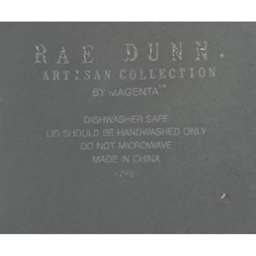 Rae Dunn dimensions 5x
